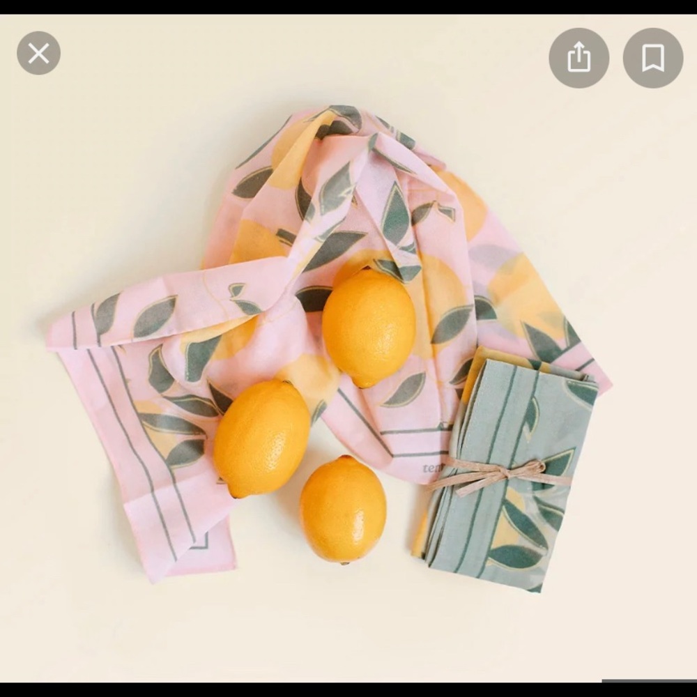 🍋 Jilly Lemon Print Scarf 🍋- Summer 2022 Jilly Box